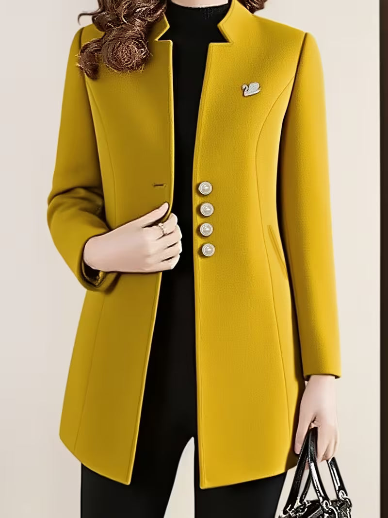 Women'S Mid-Length Thick Coat